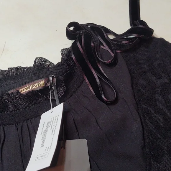 Robert Cavalli Tonal Layered Bell Dress - Picture 13 of 15